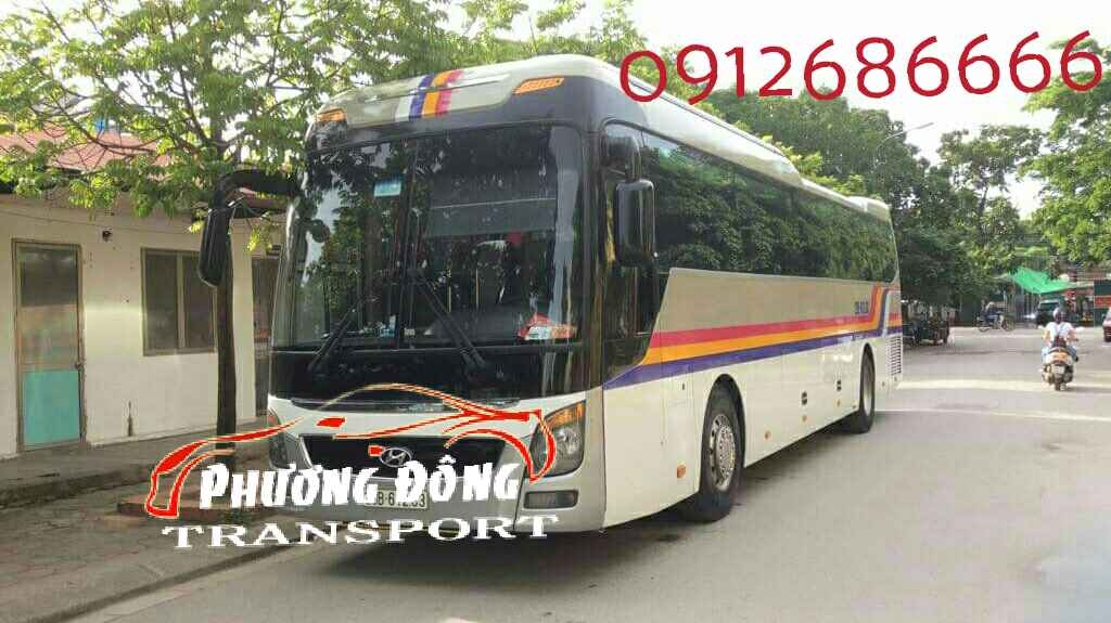 Cho thuê xe 45 chỗ theo tháng Khu công nghiệp Hoàng Mai  - 0912686666
