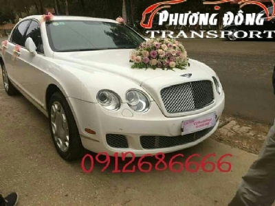 Cho thuê xe cưới Siêu VIP Bentley continental tại Đại cồ việt quận hai bà trưng Hà Nội - 0912686666